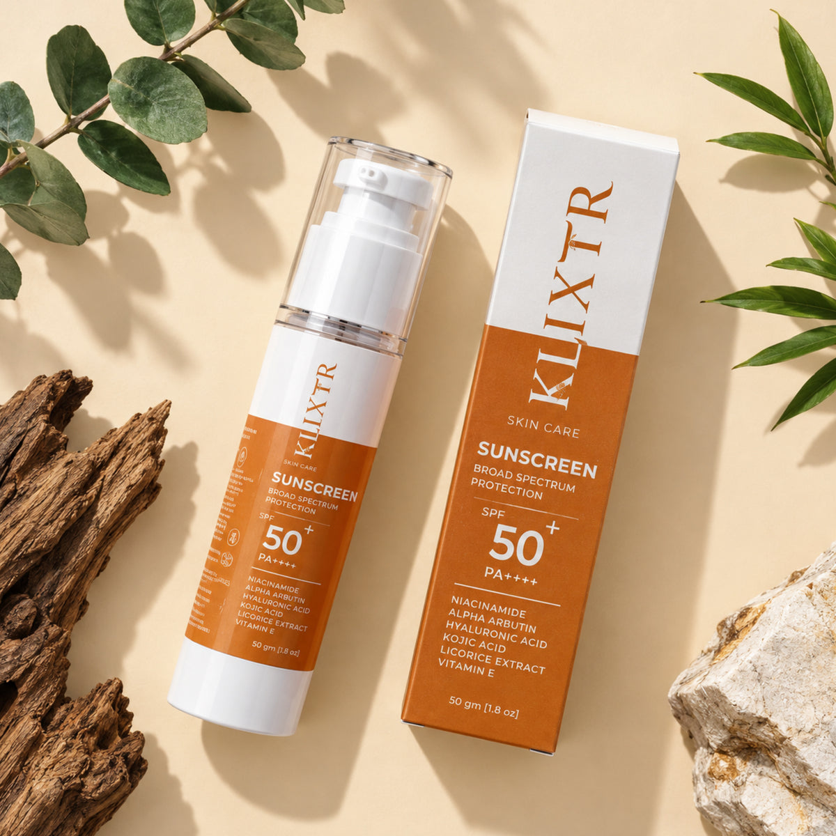 Klixtr SPF 50 PA++++ Ultra Protection Sunscreen Cream – 50 g