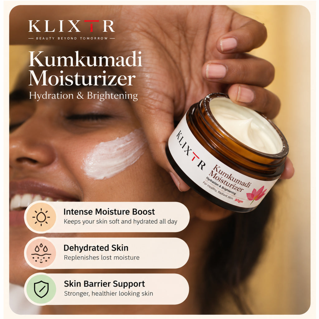 Klixtr Kumkumadi Moisturizer – Hydration & Brightening Face Moisturizer | 50g